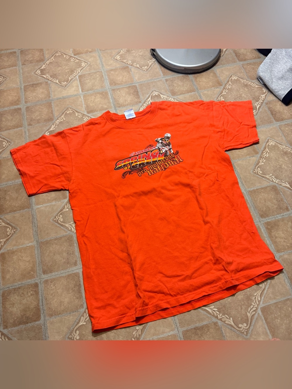 Vintage 2007 Honda Motocross National T-Shirt - Spring Creek MX - Size Medium